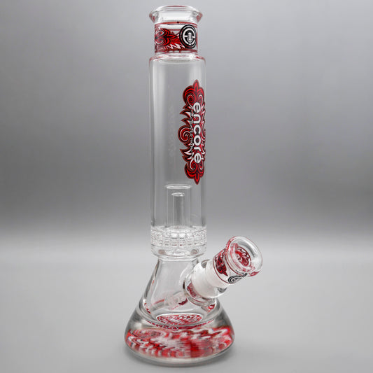 12" Encore Collection Unbreakable Perc Pounder Beaker Bong