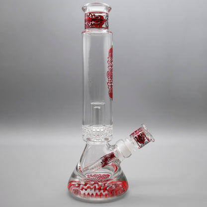 12" Encore Collection Unbreakable Perc Pounder Beaker Bong