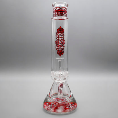 12" Encore Collection Unbreakable Perc Pounder Beaker Bong