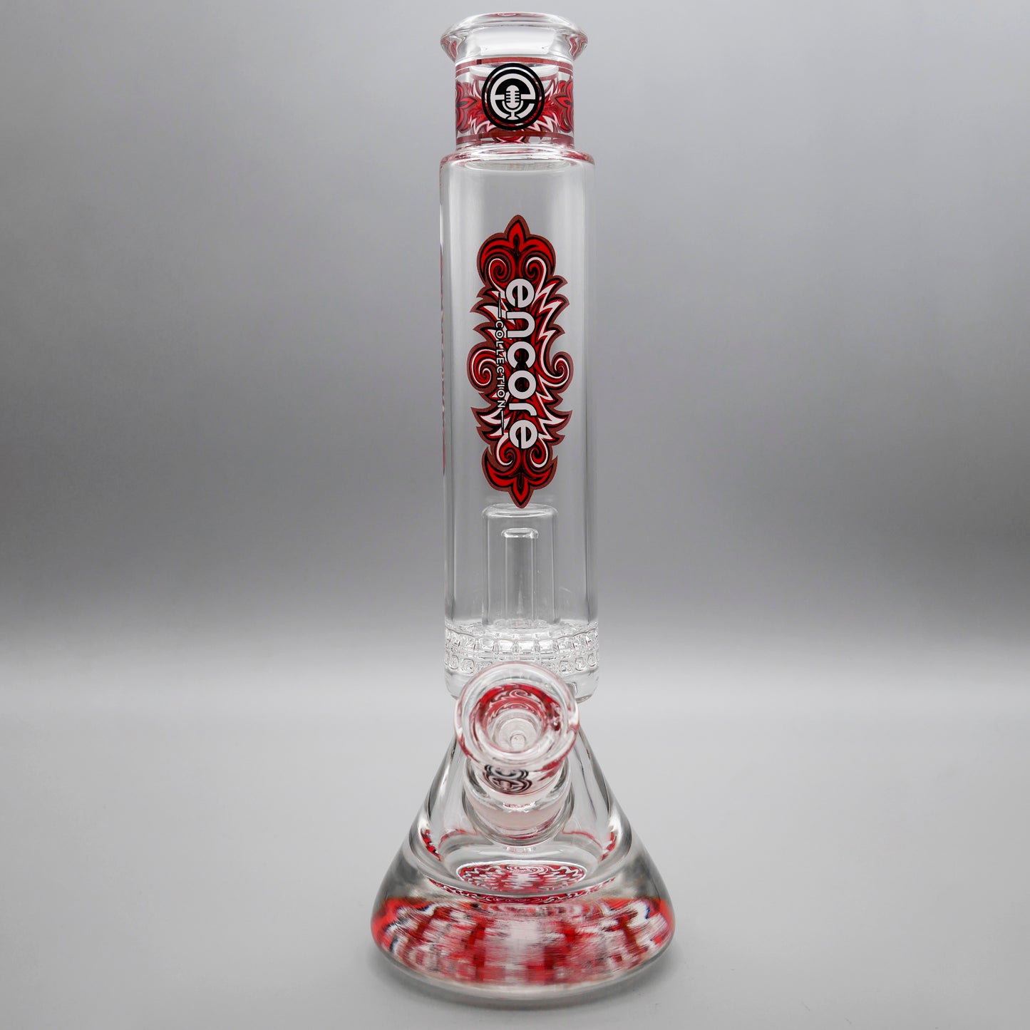 12" Encore Collection Unbreakable Perc Pounder Beaker Bong