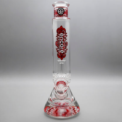 12" Encore Collection Unbreakable Perc Pounder Beaker Bong