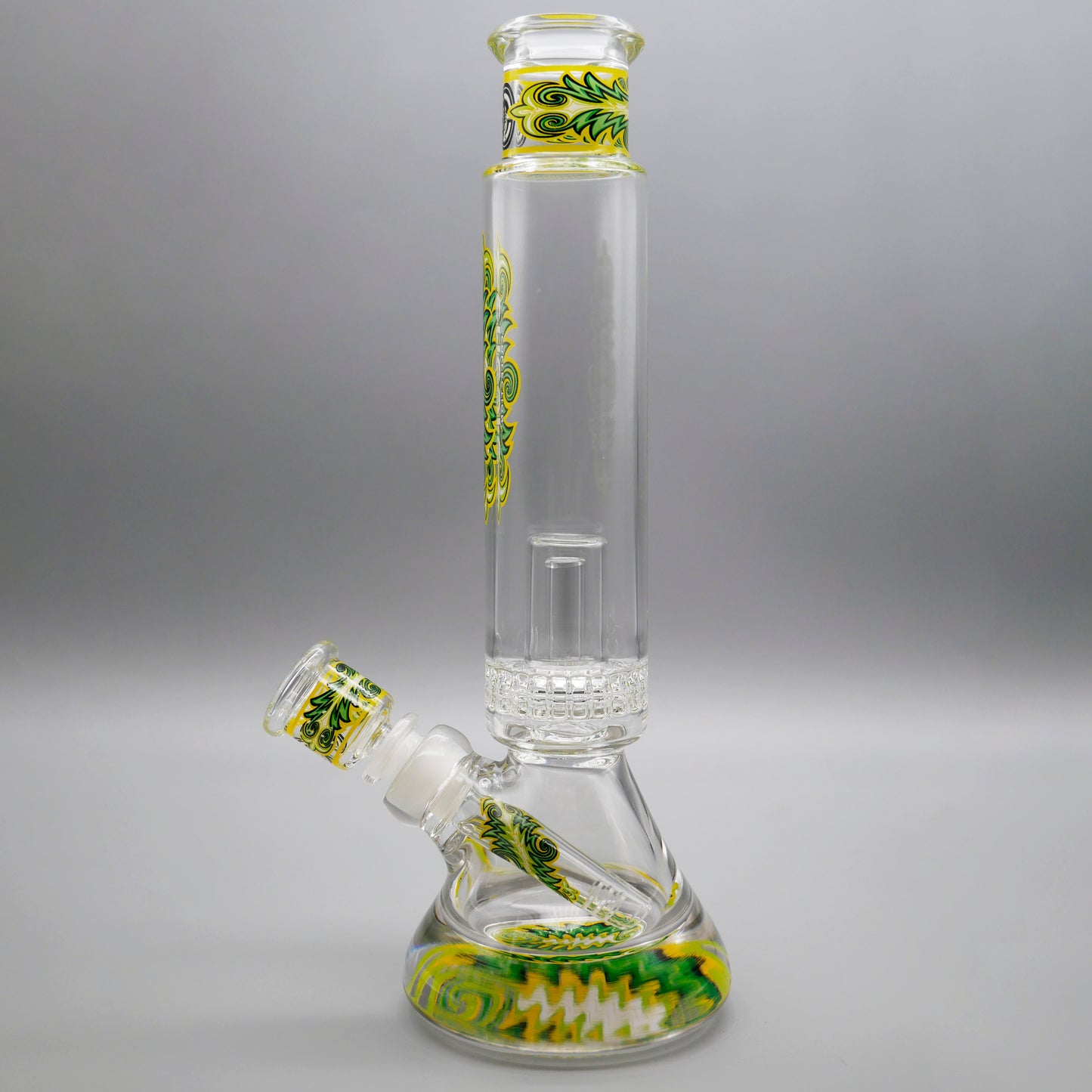 12" Encore Collection Unbreakable Perc Pounder Beaker Bong