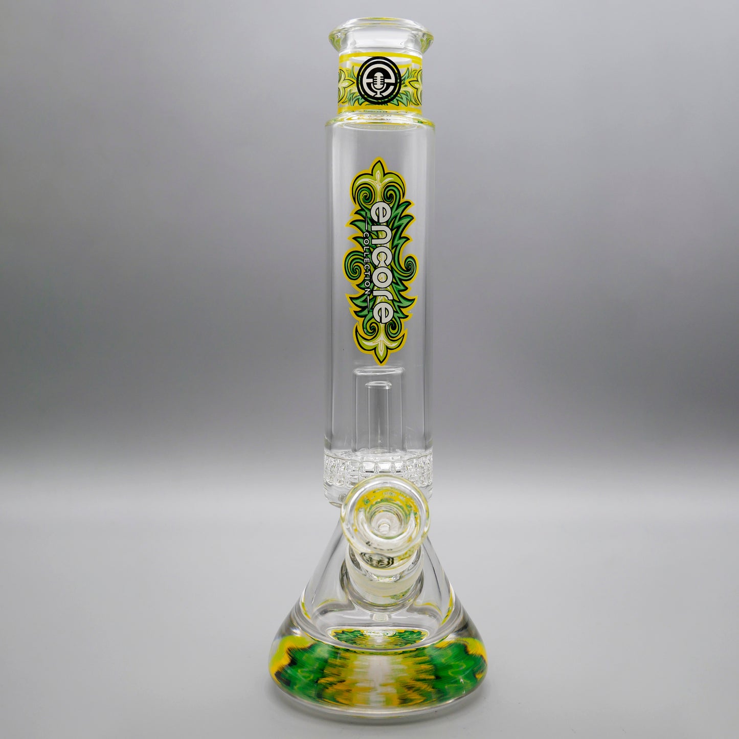 12" Encore Collection Unbreakable Perc Pounder Beaker Bong