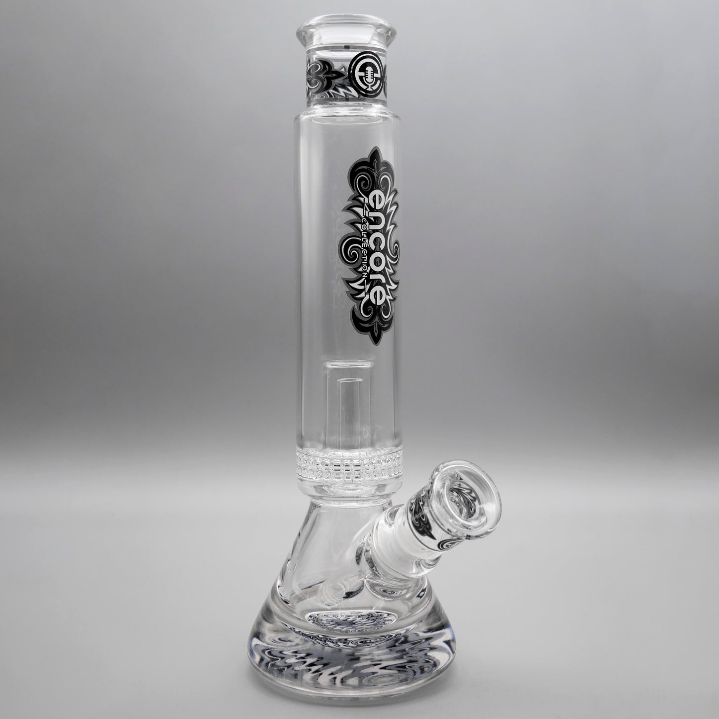 12" Encore Collection Unbreakable Perc Pounder Beaker Bong