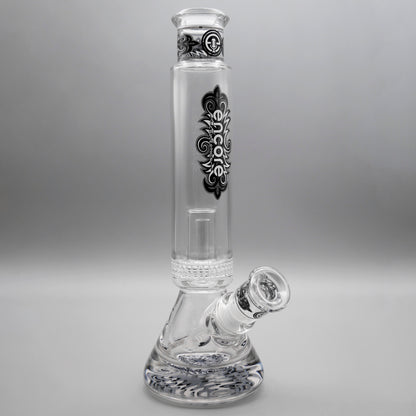 12" Encore Collection Unbreakable Perc Pounder Beaker Bong