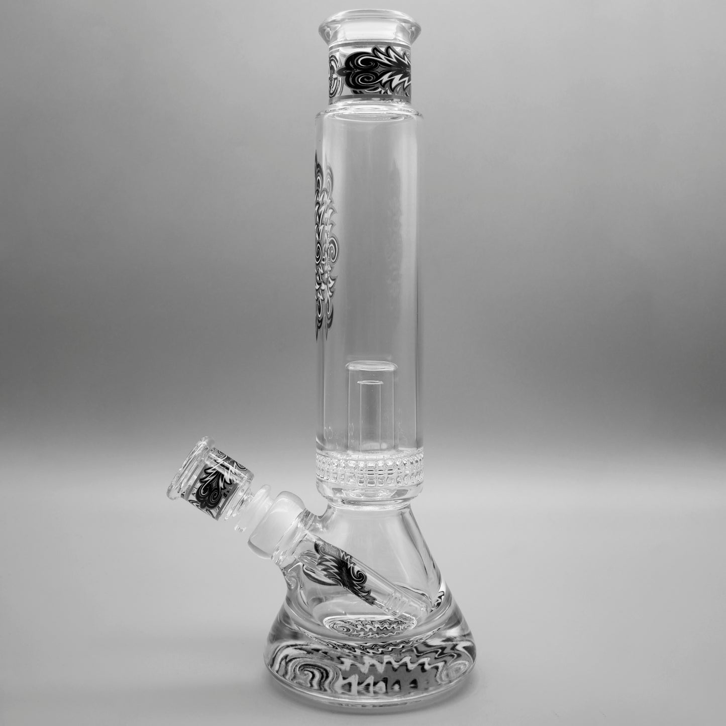 12" Encore Collection Unbreakable Perc Pounder Beaker Bong