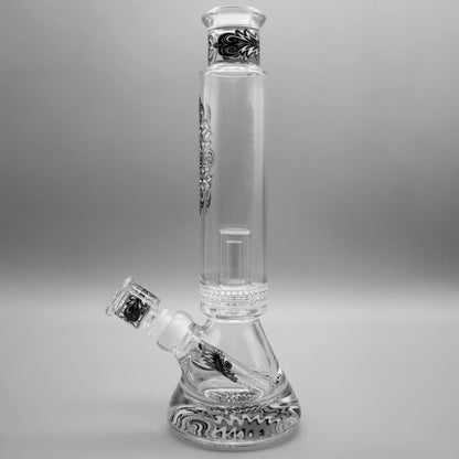 12" Encore Collection Unbreakable Perc Pounder Beaker Bong