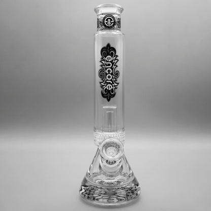 12" Encore Collection Unbreakable Perc Pounder Beaker Bong