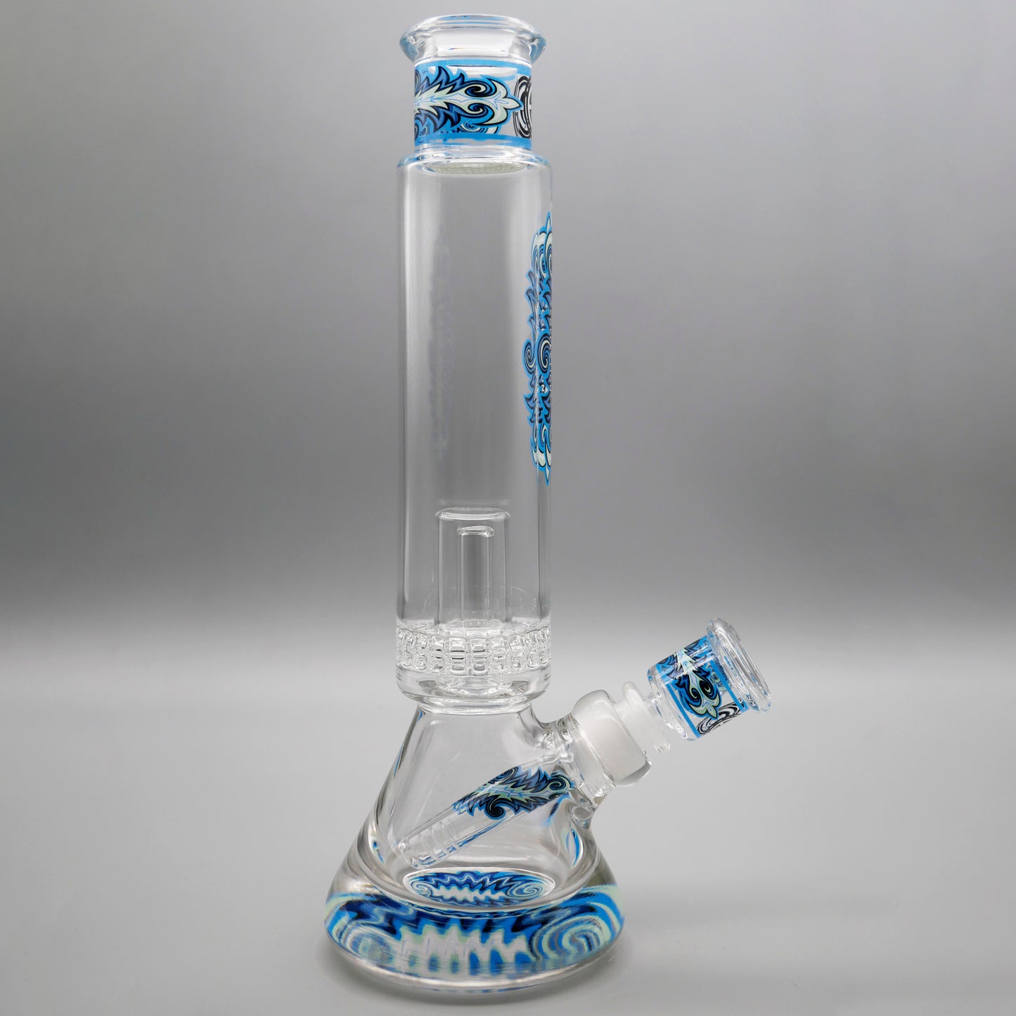 12" Encore Collection Unbreakable Perc Pounder Beaker Bong