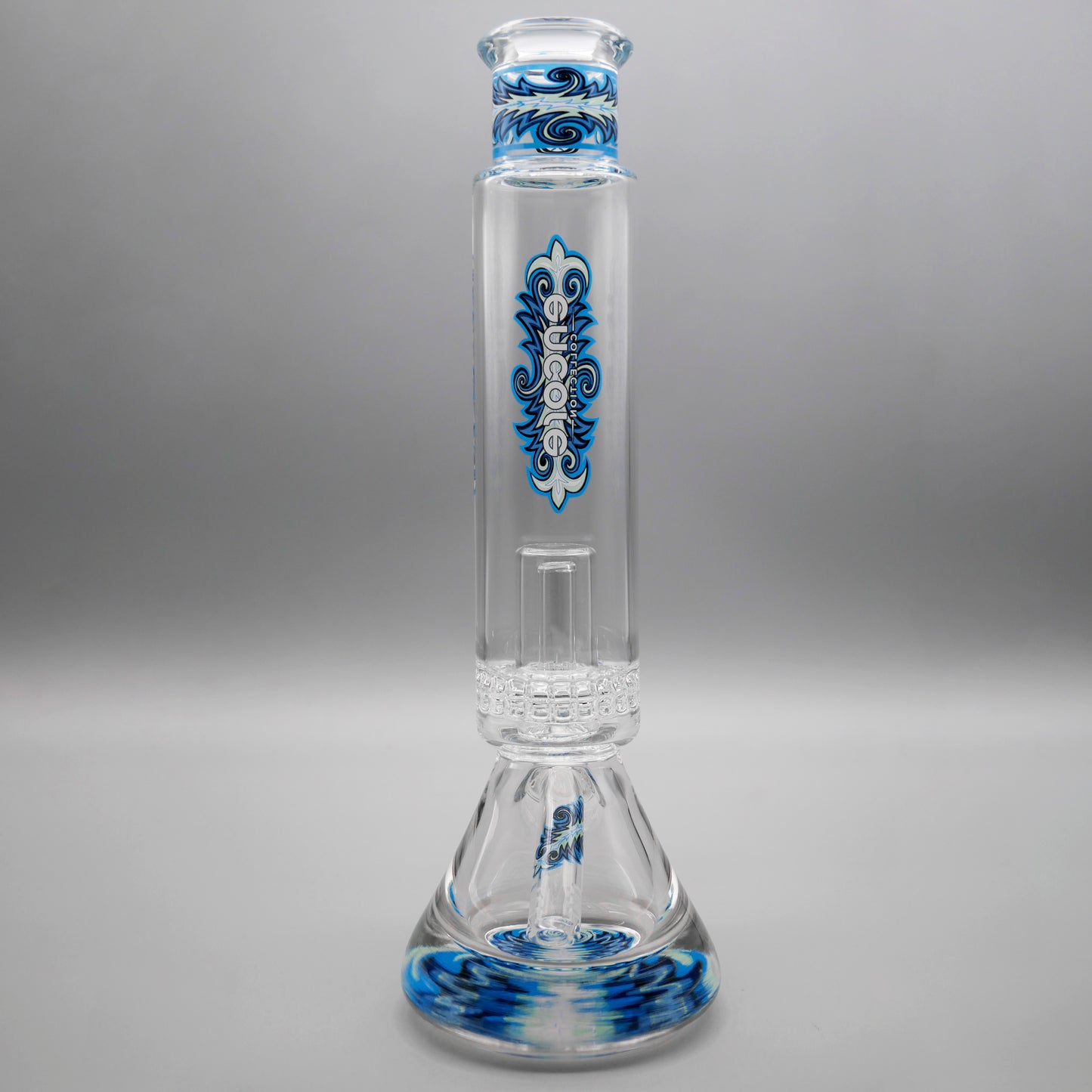 12" Encore Collection Unbreakable Perc Pounder Beaker Bong