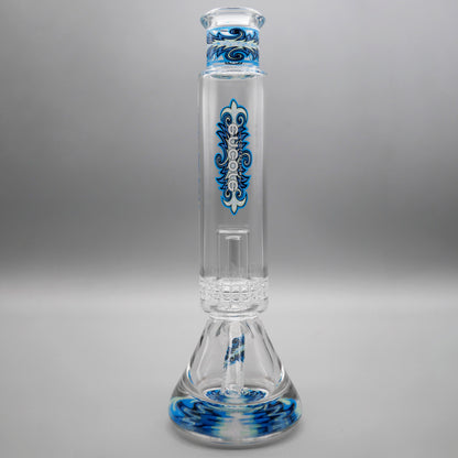 12" Encore Collection Unbreakable Perc Pounder Beaker Bong