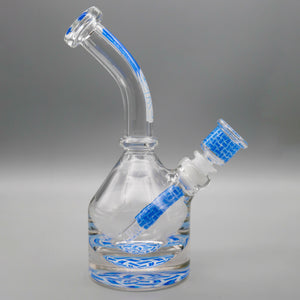 Basket Blue — Lazy Henny Basketweave (view 2)