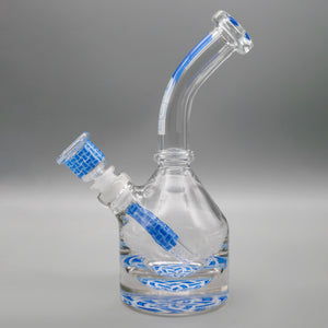 Basket Blue — Lazy Henny Basketweave (view 4)