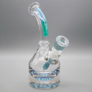 Basket Cyan — Lazy Henny Basketweave (view 1)