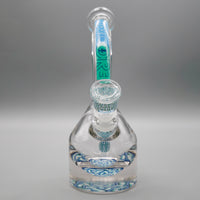Basket Cyan — Lazy Henny Basketweave (view 2)
