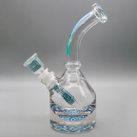 Basket Cyan — Lazy Henny Basketweave (view 3)
