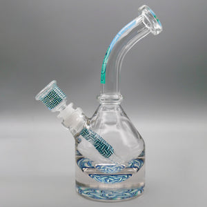 Basket Cyan — Lazy Henny Basketweave (view 3)