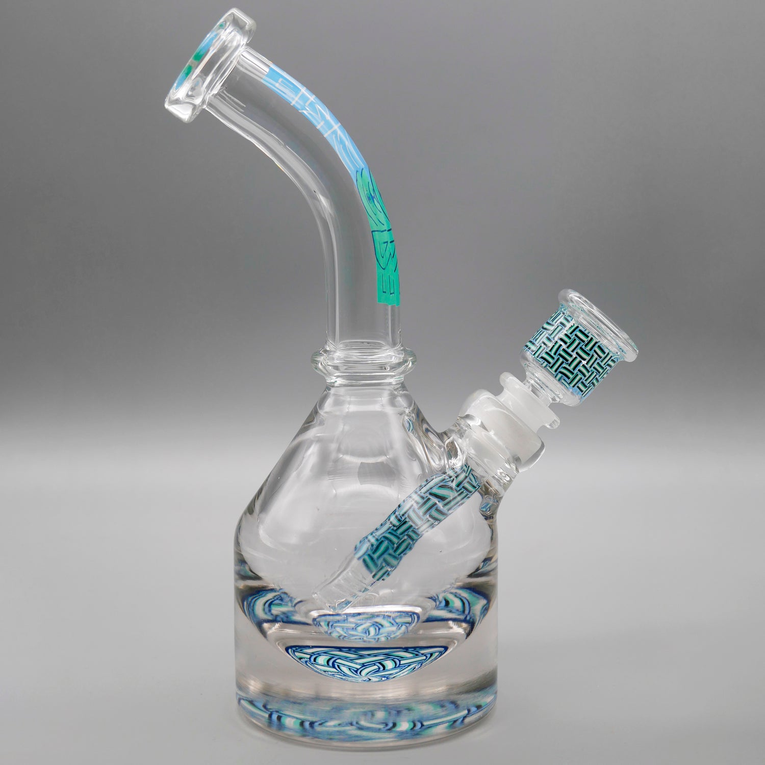 Basket Cyan — Lazy Henny Basketweave (view 5)