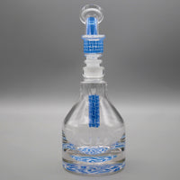 Basket Blue — Basketweave Henny Pounder Bubbler (view 2)