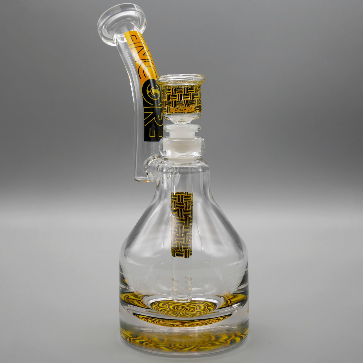 9" Encore Collection Basketweave Henny Pounder Bubbler Bong
