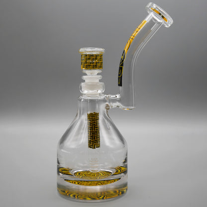 9" Encore Collection Basketweave Henny Pounder Bubbler Bong