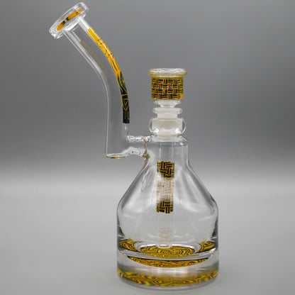 9" Encore Collection Basketweave Henny Pounder Bubbler Bong