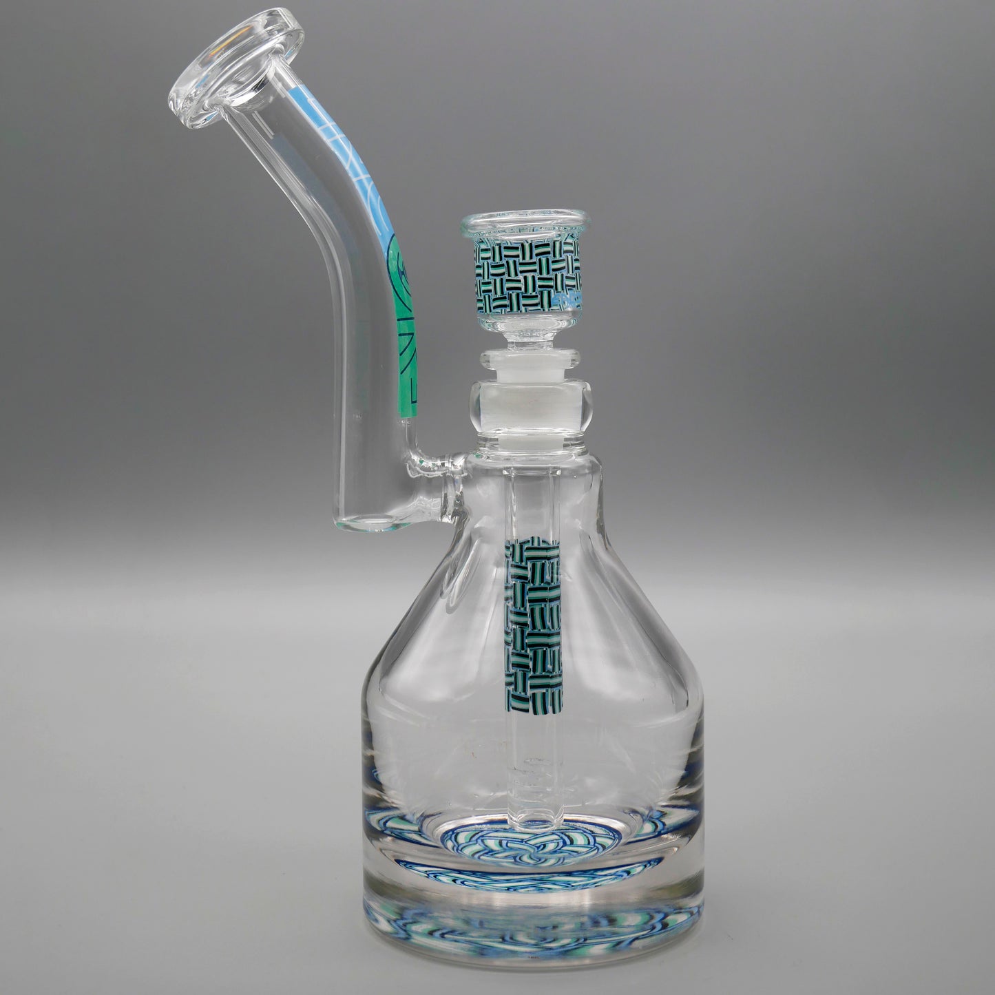 9" Encore Collection Basketweave Henny Pounder Bubbler Bong