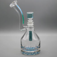 Basket Cyan — Basketweave Henny Pounder Bubbler (view 2)