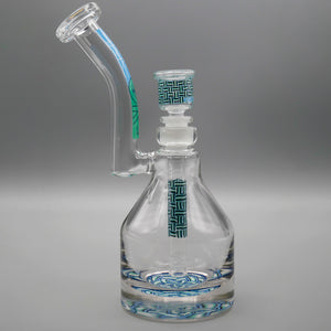 Basket Cyan — Basketweave Henny Pounder Bubbler (view 2)