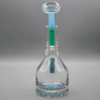 Basket Cyan — Basketweave Henny Pounder Bubbler (view 3)