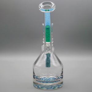 Basket Cyan — Basketweave Henny Pounder Bubbler (view 3)