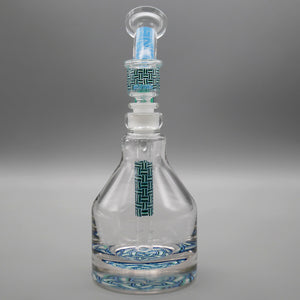 Basket Cyan — Basketweave Henny Pounder Bubbler (view 5)