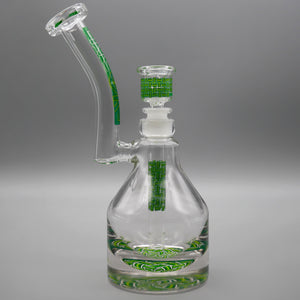 Basket Green — Basketweave Henny Pounder Bubbler (view 1)