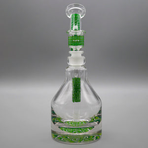 Basket Green — Basketweave Henny Pounder Bubbler (view 2)