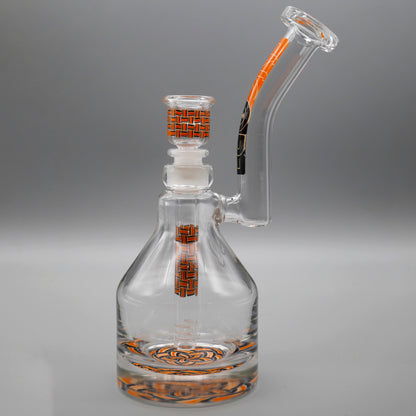 9" Encore Collection Basketweave Henny Pounder Bubbler Bong