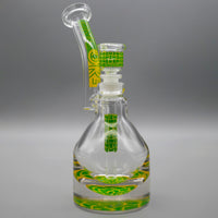 Basket Yellow — Basketweave Henny Pounder Bubbler (view 1)