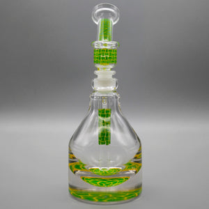 Basket Yellow — Basketweave Henny Pounder Bubbler (view 2)