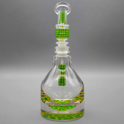 9" Encore Collection Basketweave Henny Pounder Bubbler Bong