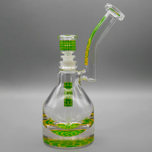 Basket Yellow — Basketweave Henny Pounder Bubbler (view 5)