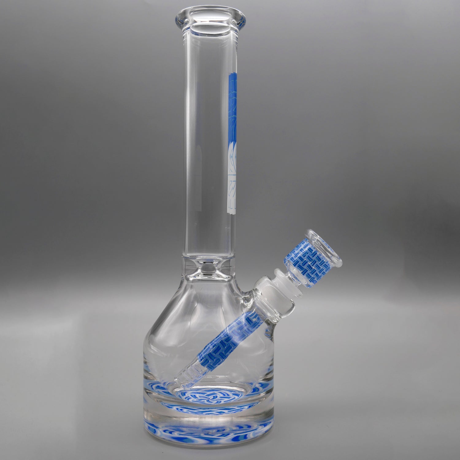 Basket Blue — 11" Basketweave Henny Pounder (view 1)