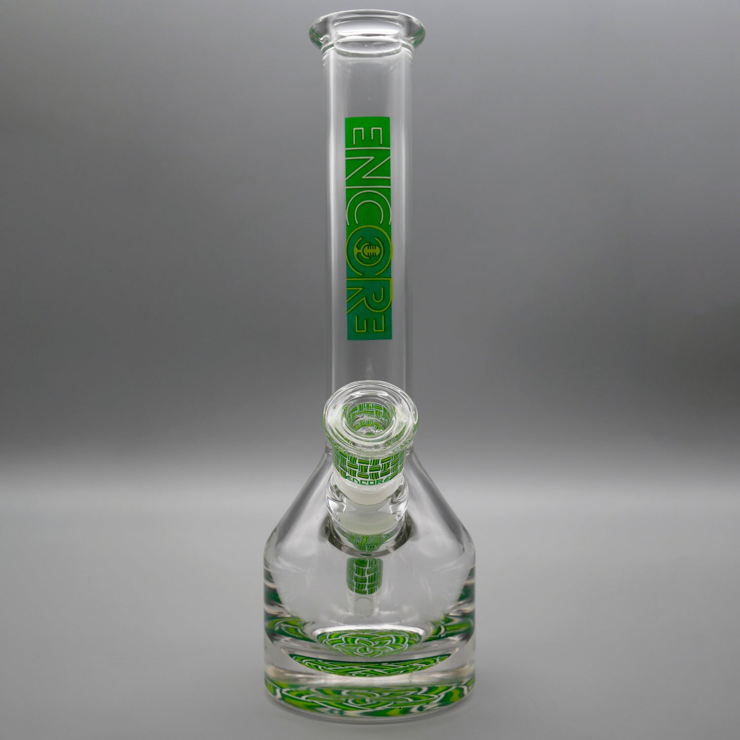 Basket Green — 11" Basketweave Henny Pounder (view 2)