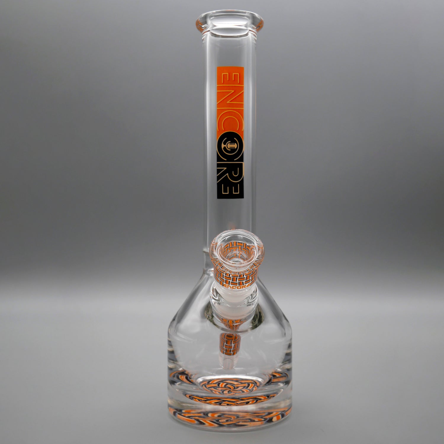 Basket Orange — 11" Basketweave Henny Pounder (view 2)