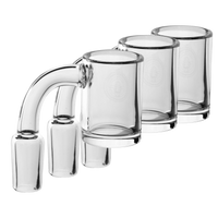 Solid Quartz Gavel Banger with Beveled Top 3 PACK