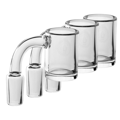 Solid Quartz Gavel Banger with Beveled Top 3 PACK