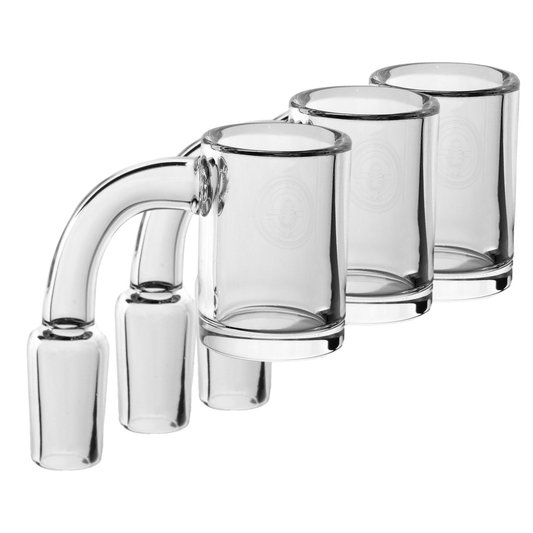 Solid Quartz Gavel Banger with Beveled Top 3 PACK