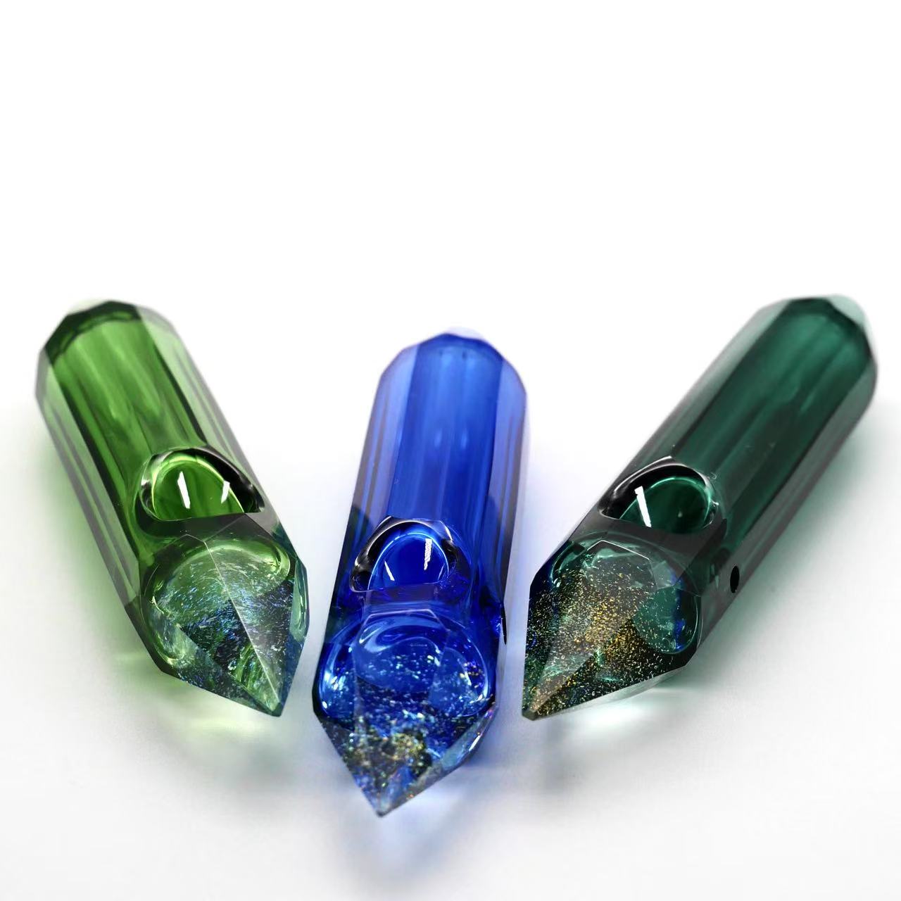 5" Fortress Crystal Hand Pipe