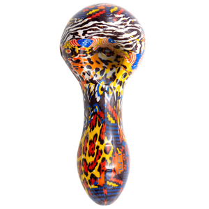4" Kaleidoscope Inside-Out Glass Hand Pipe | Encore