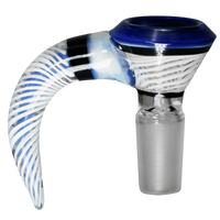 Thick Multi-layer Spiral Horn Glass Bowl Slide