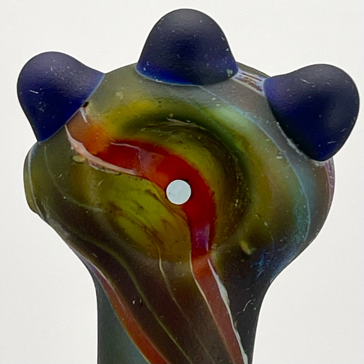4.5" Sandblast Spiral Spoon Hand Pipe