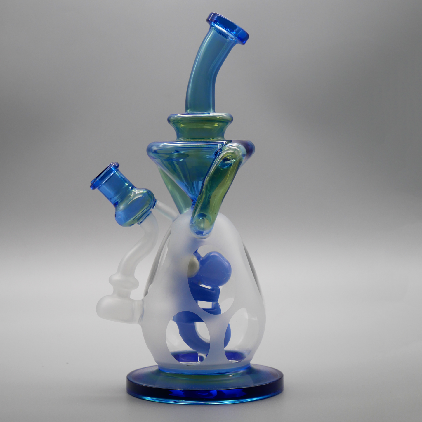 9" Encore Collection Color Baby Dinosaur Egg Recycler Dab Rig